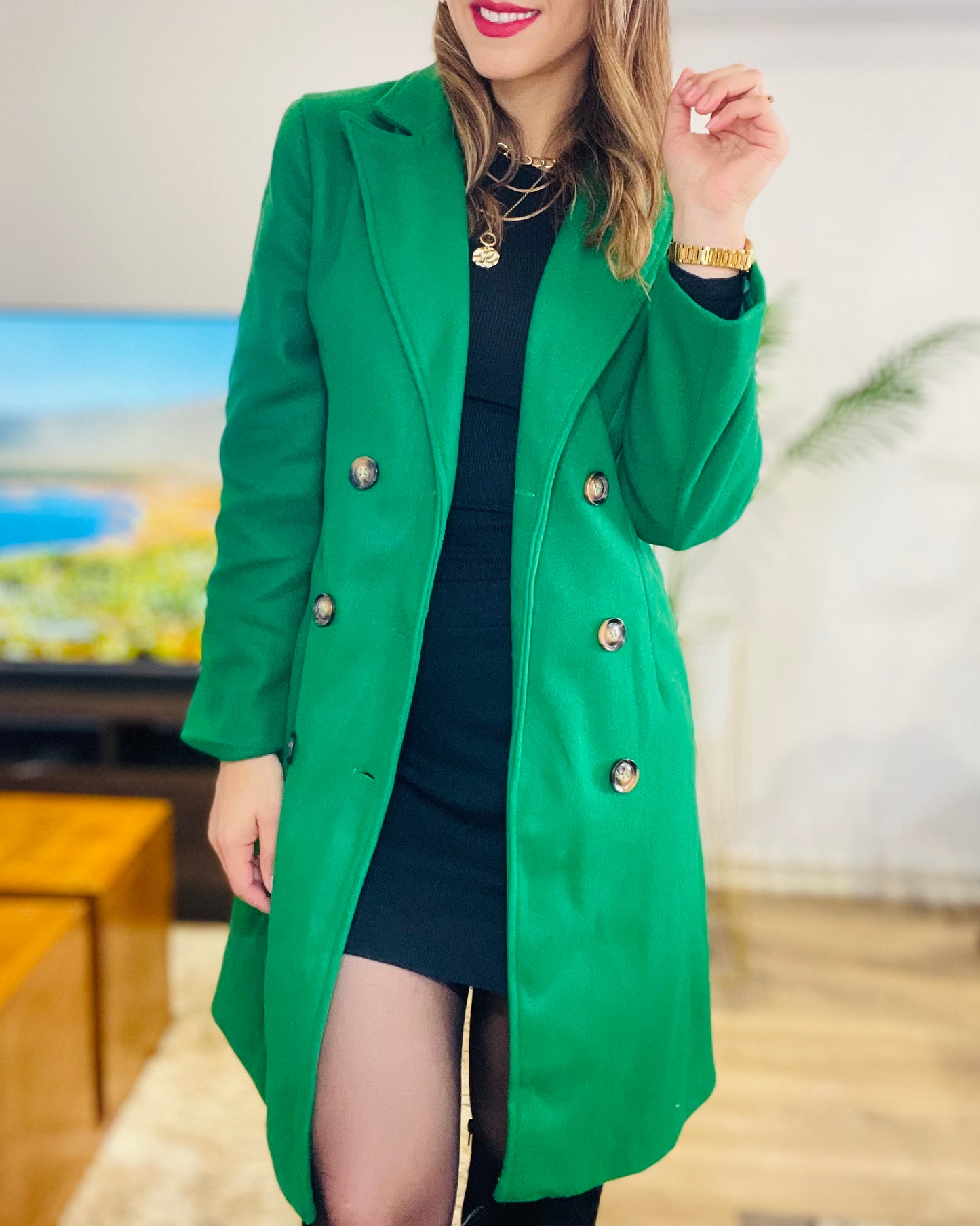 Abrigo Eliana Verde