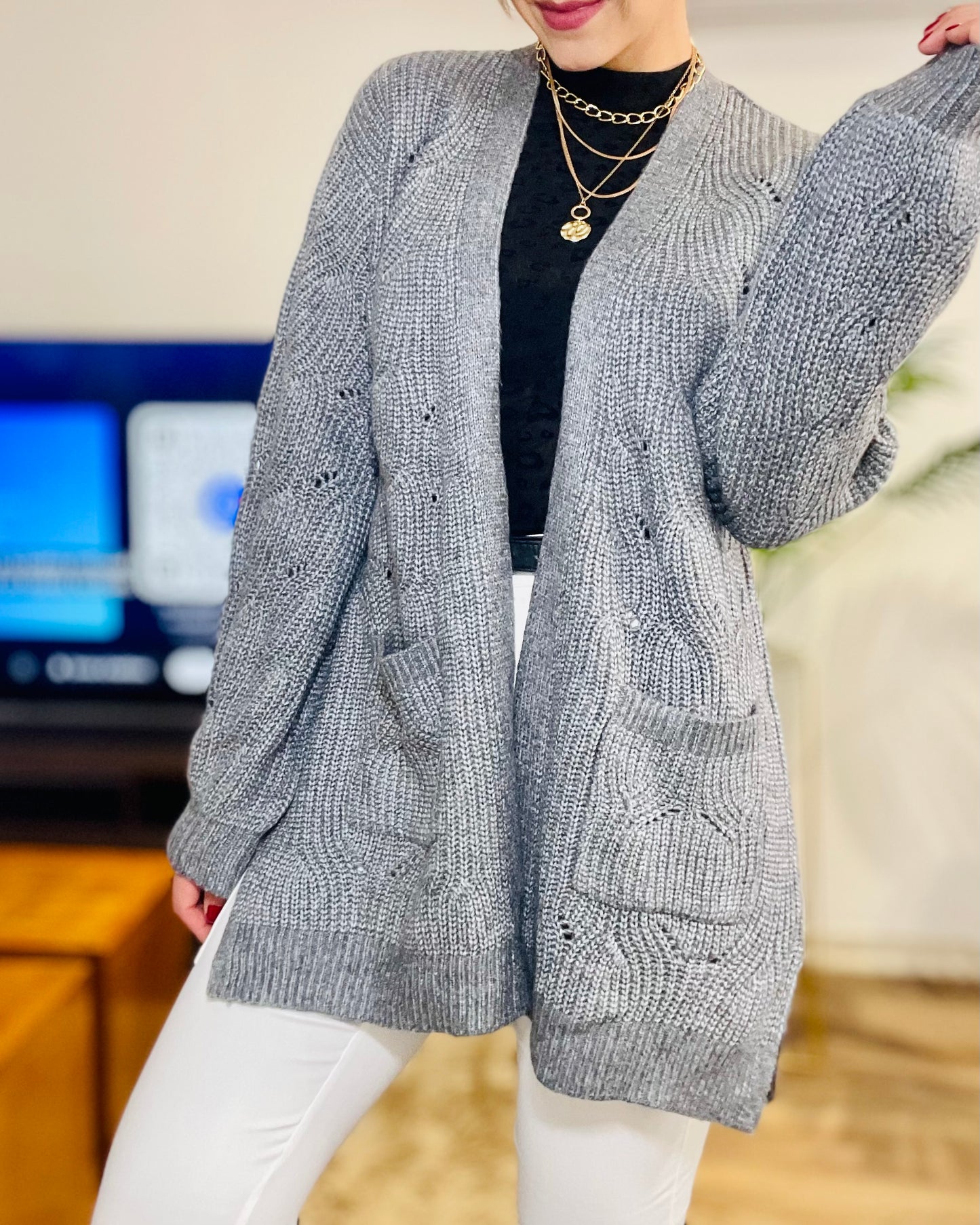 Cardigan Milena Gris