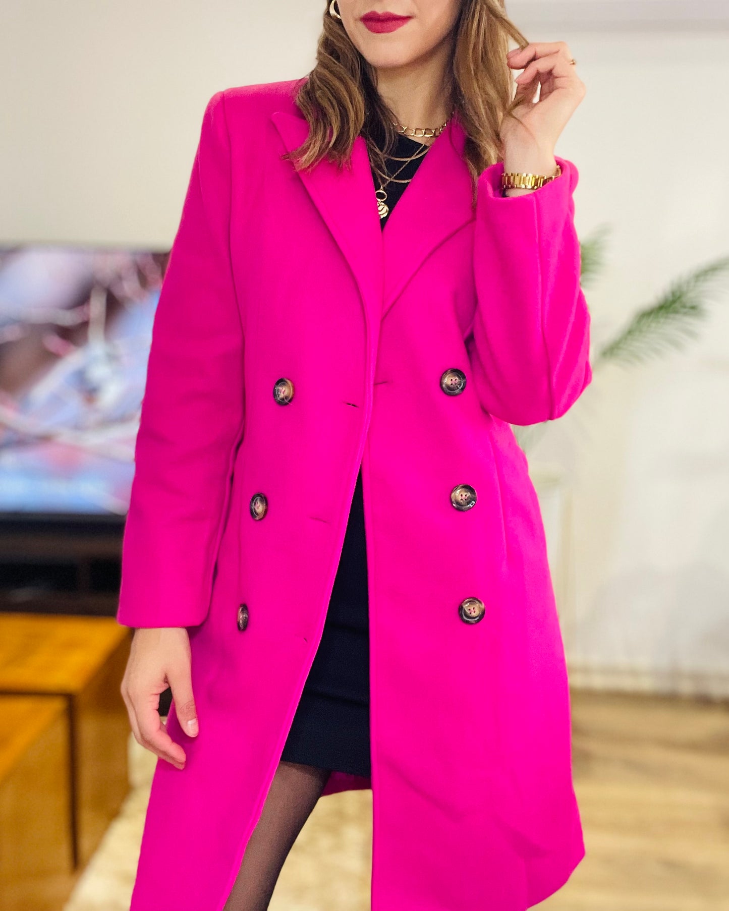 Abrigo Eliana Fucsia