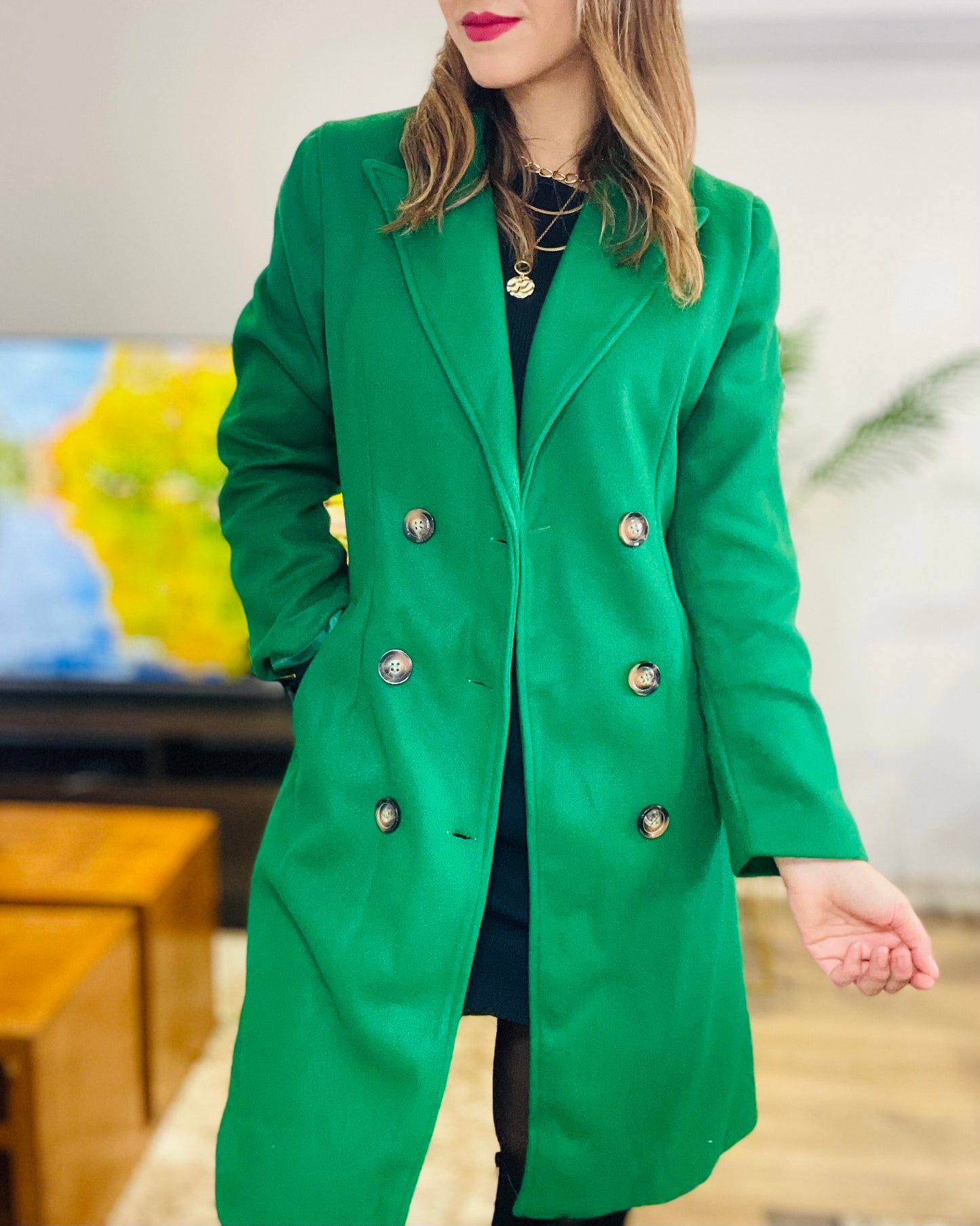 Abrigo Eliana Verde