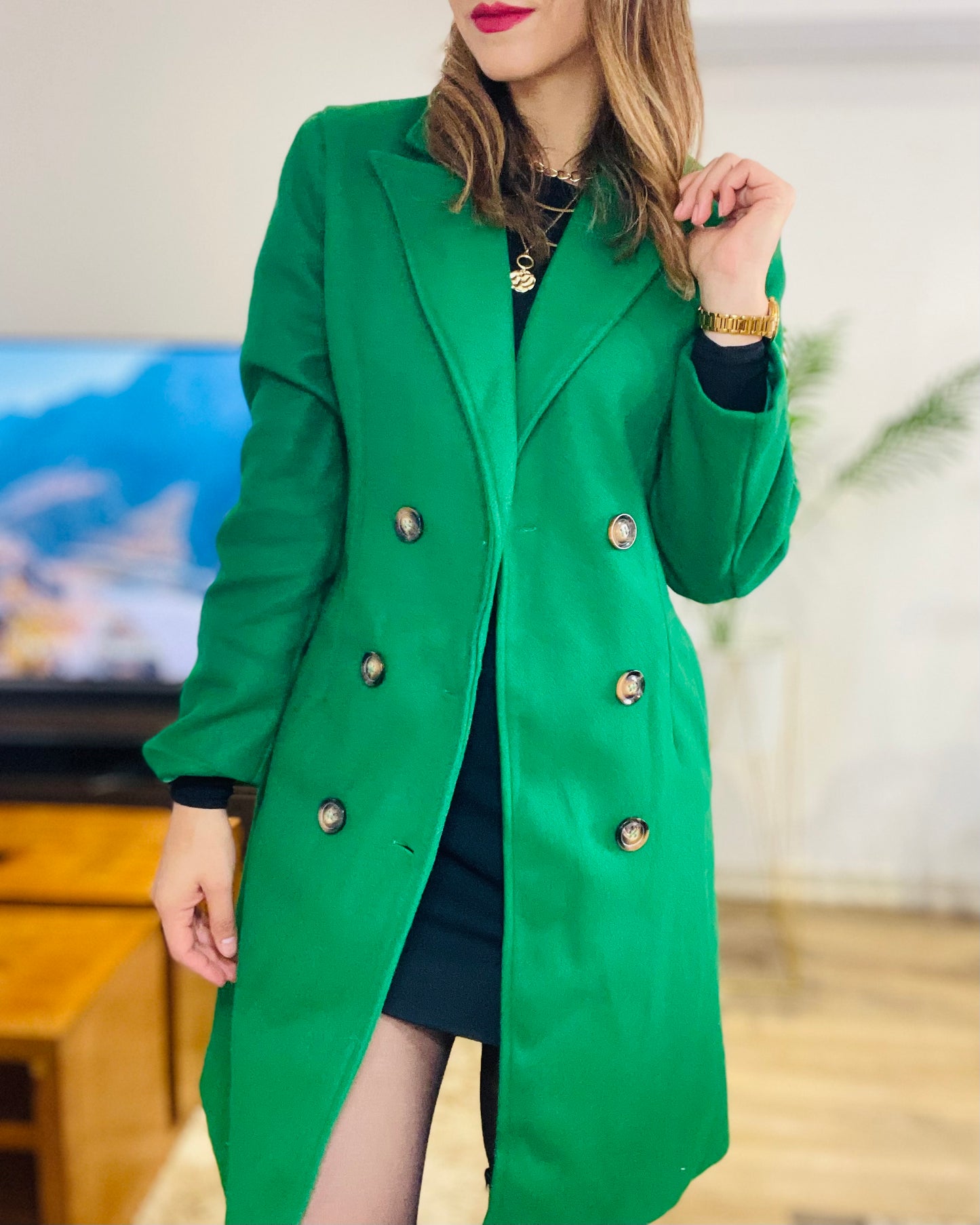 Abrigo Eliana Verde