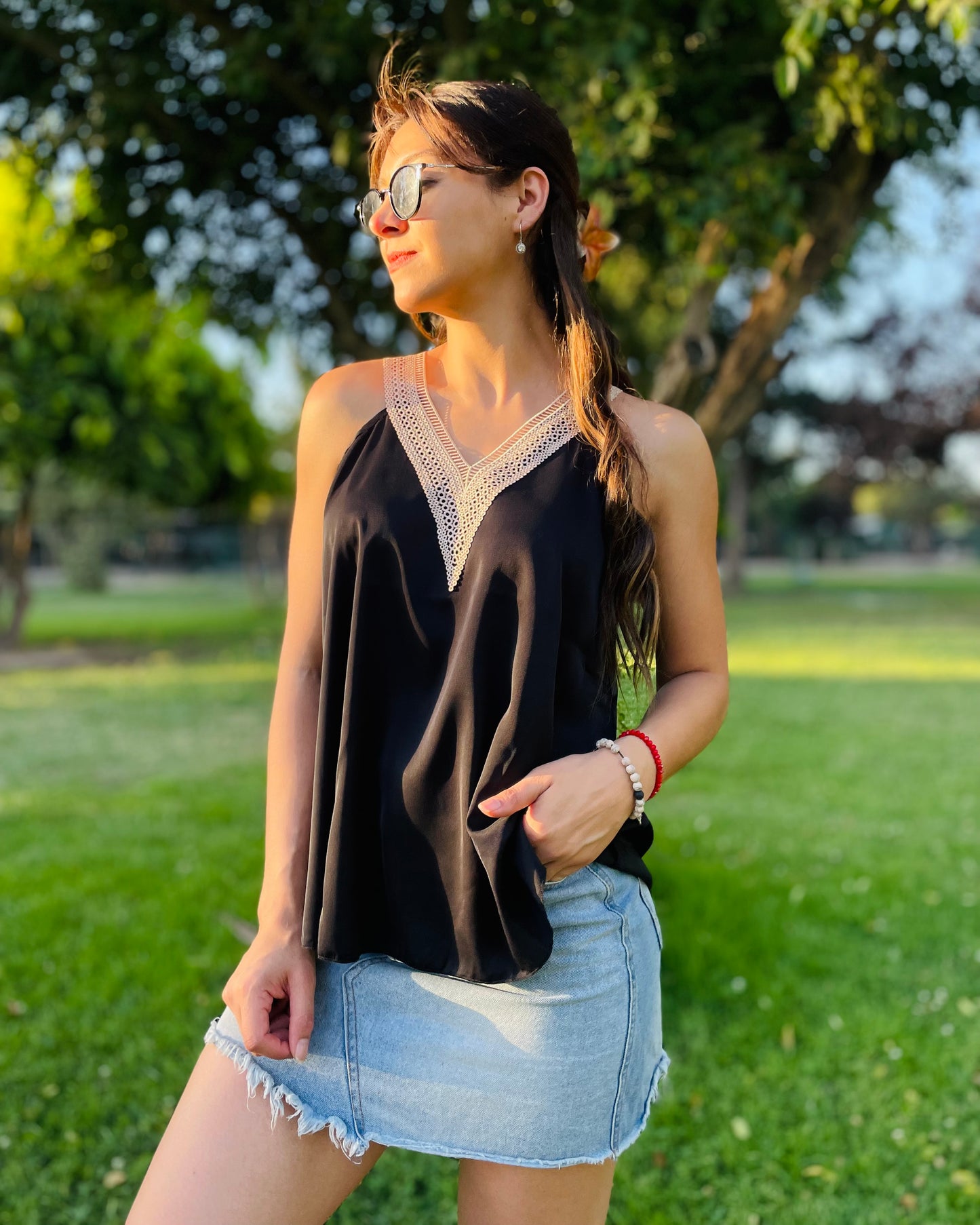 Blusa Merci Negro