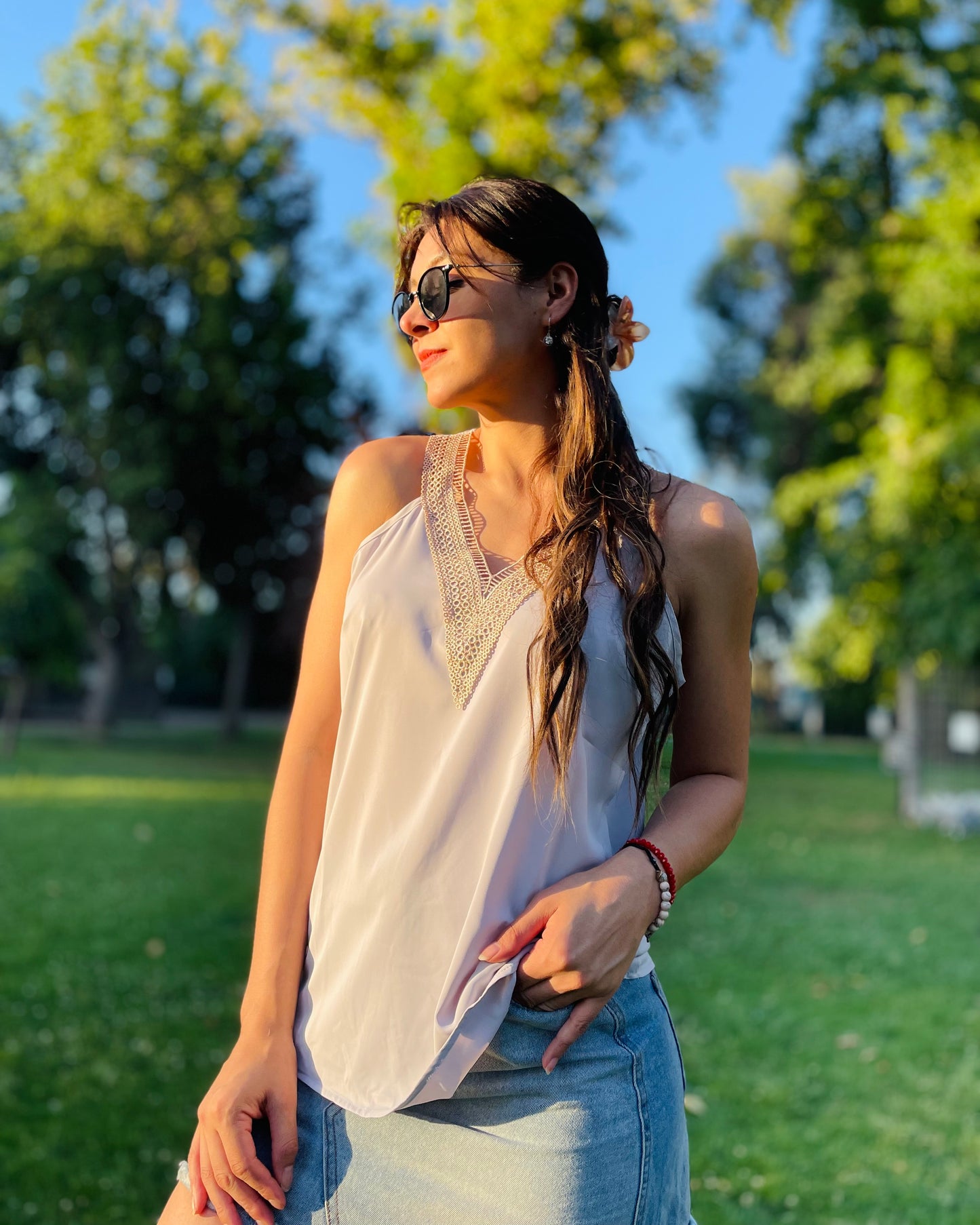 Blusa Merci Gris