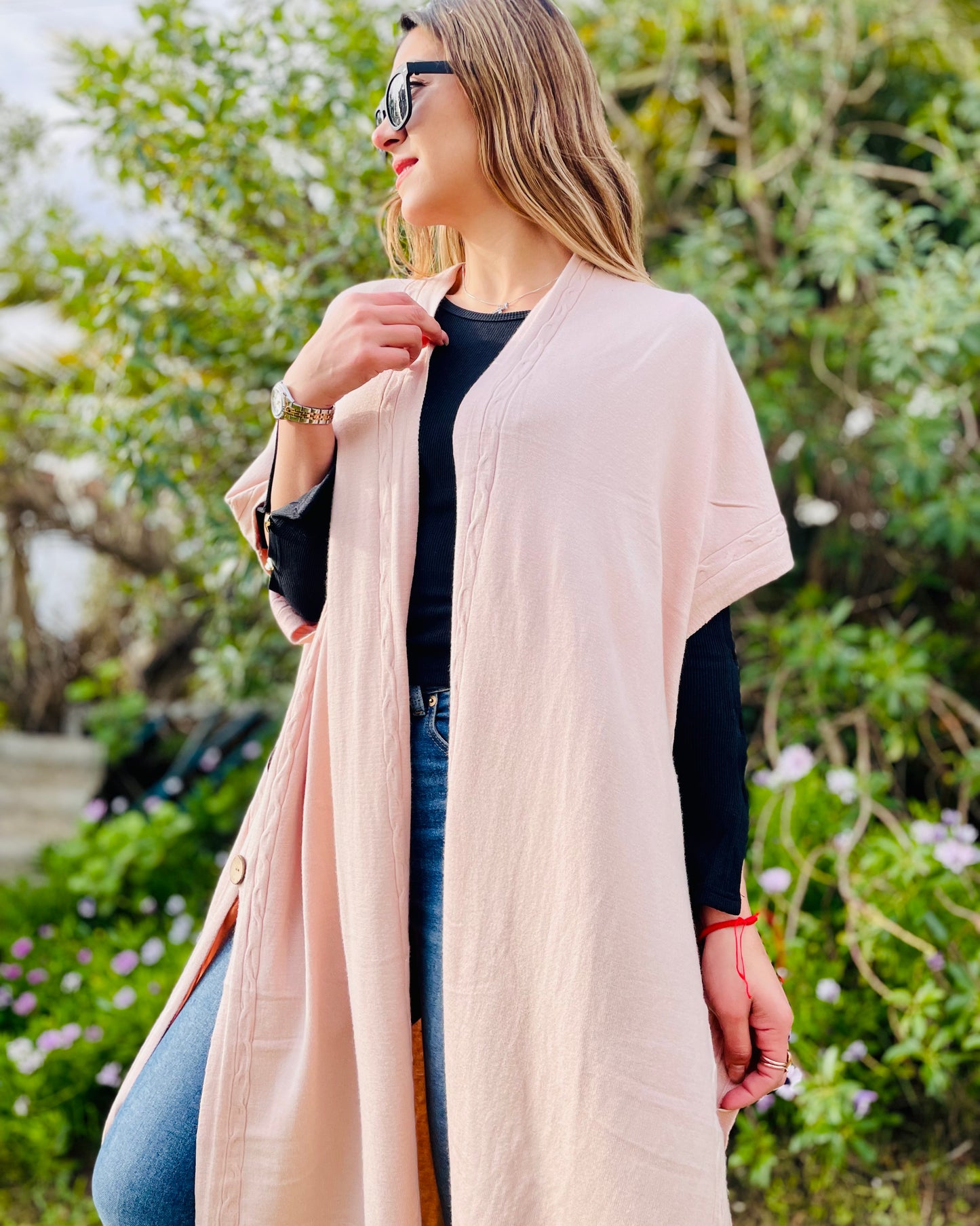 Cardigan Messie Beige