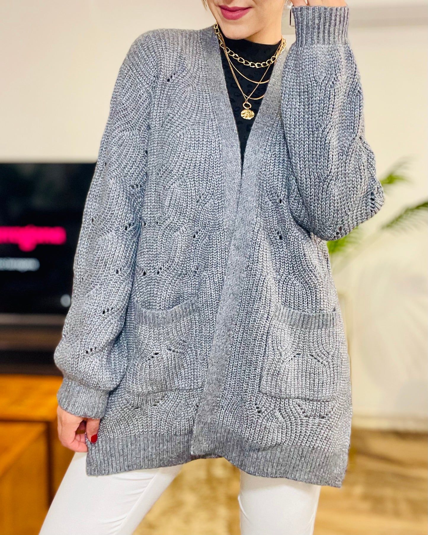 Cardigan Milena Gris