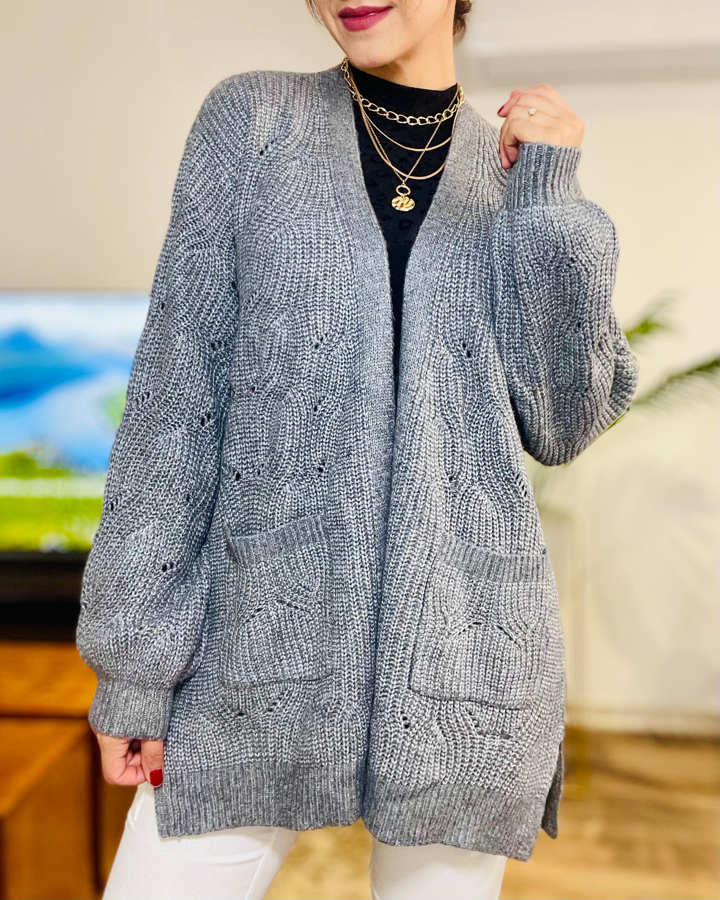 Cardigan Milena Gris