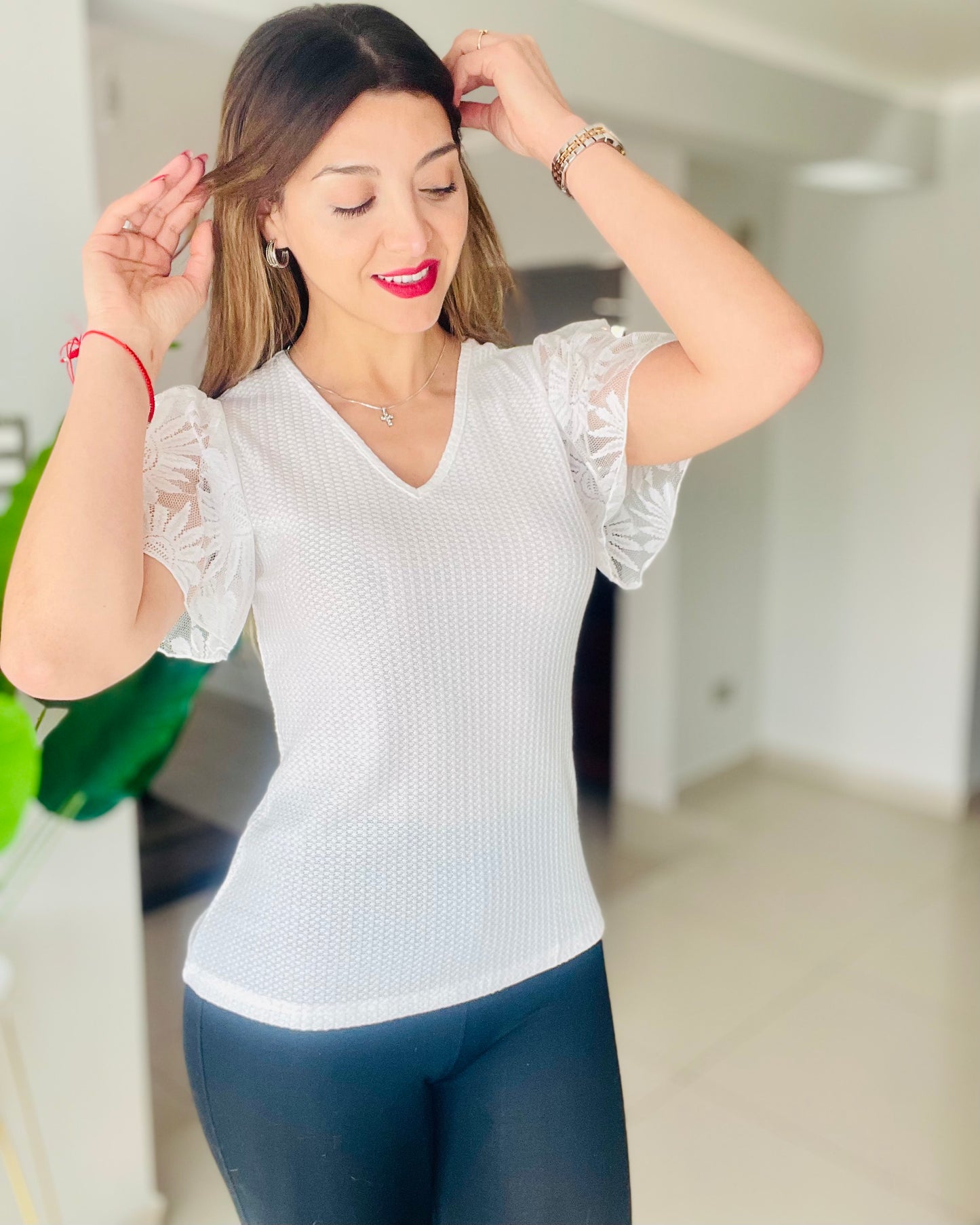Polera Encaje