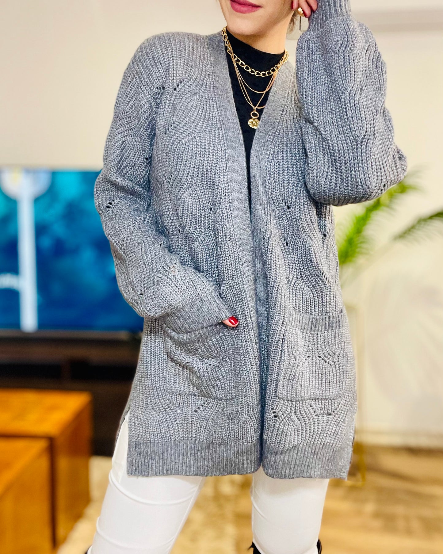 Cardigan Milena Gris