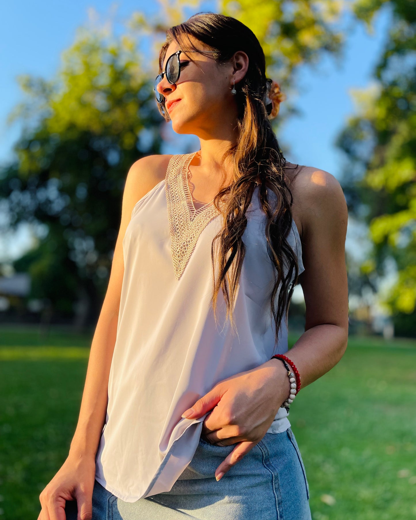 Blusa Merci Gris