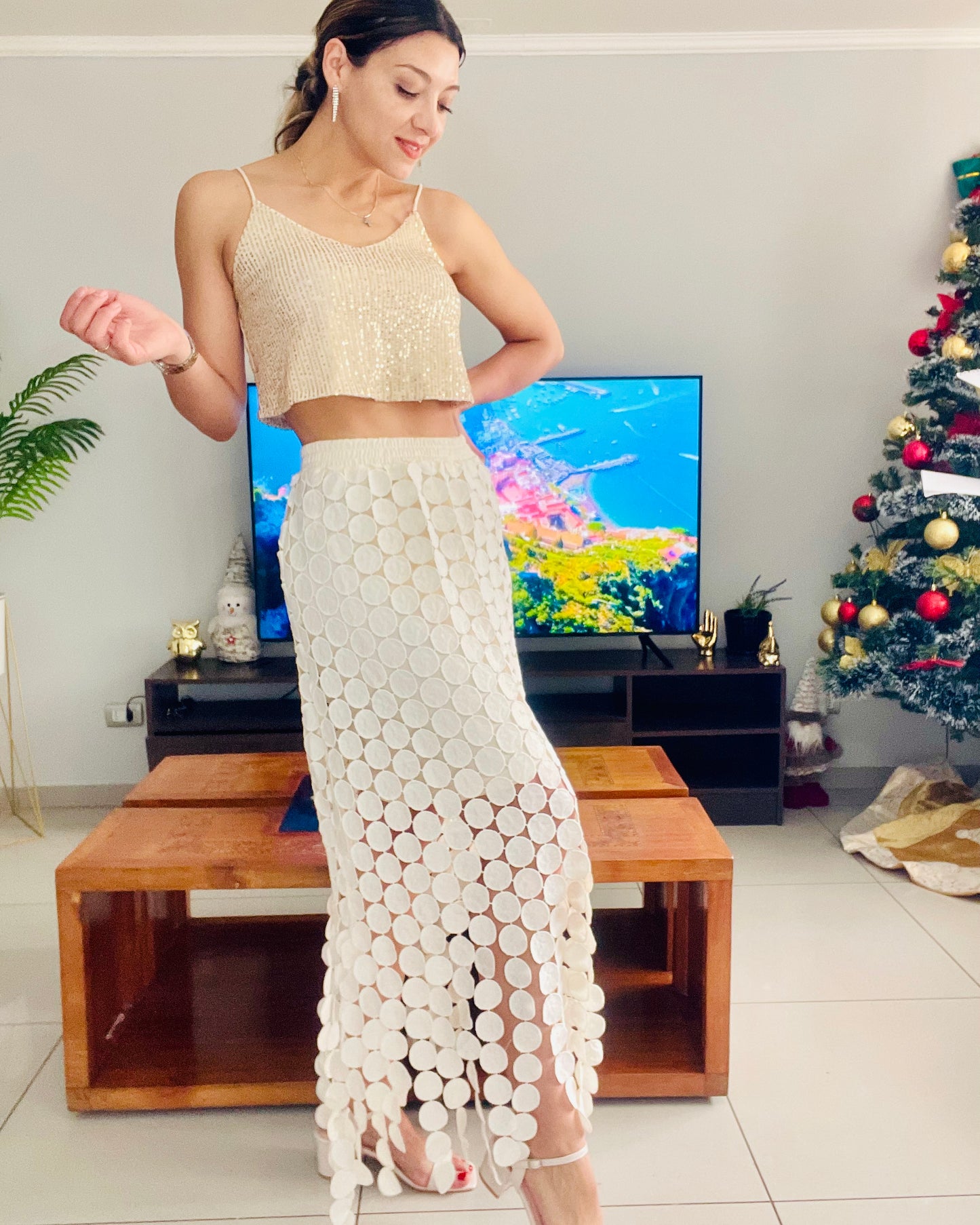 Falda Alma Beige 👑