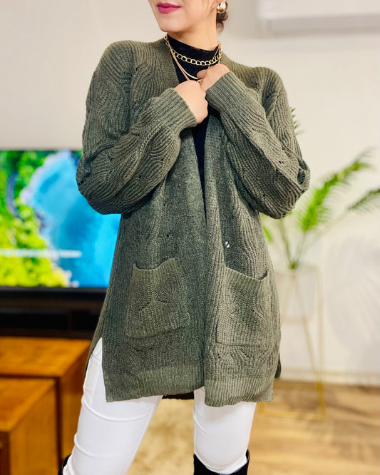 Cardigan Milena Verde