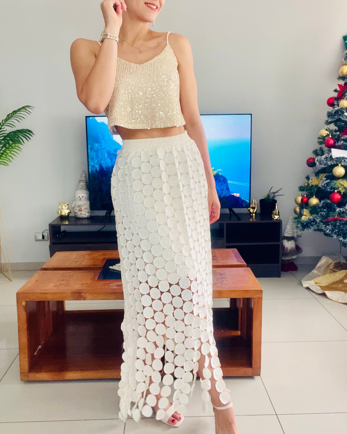 Falda Alma Beige 👑